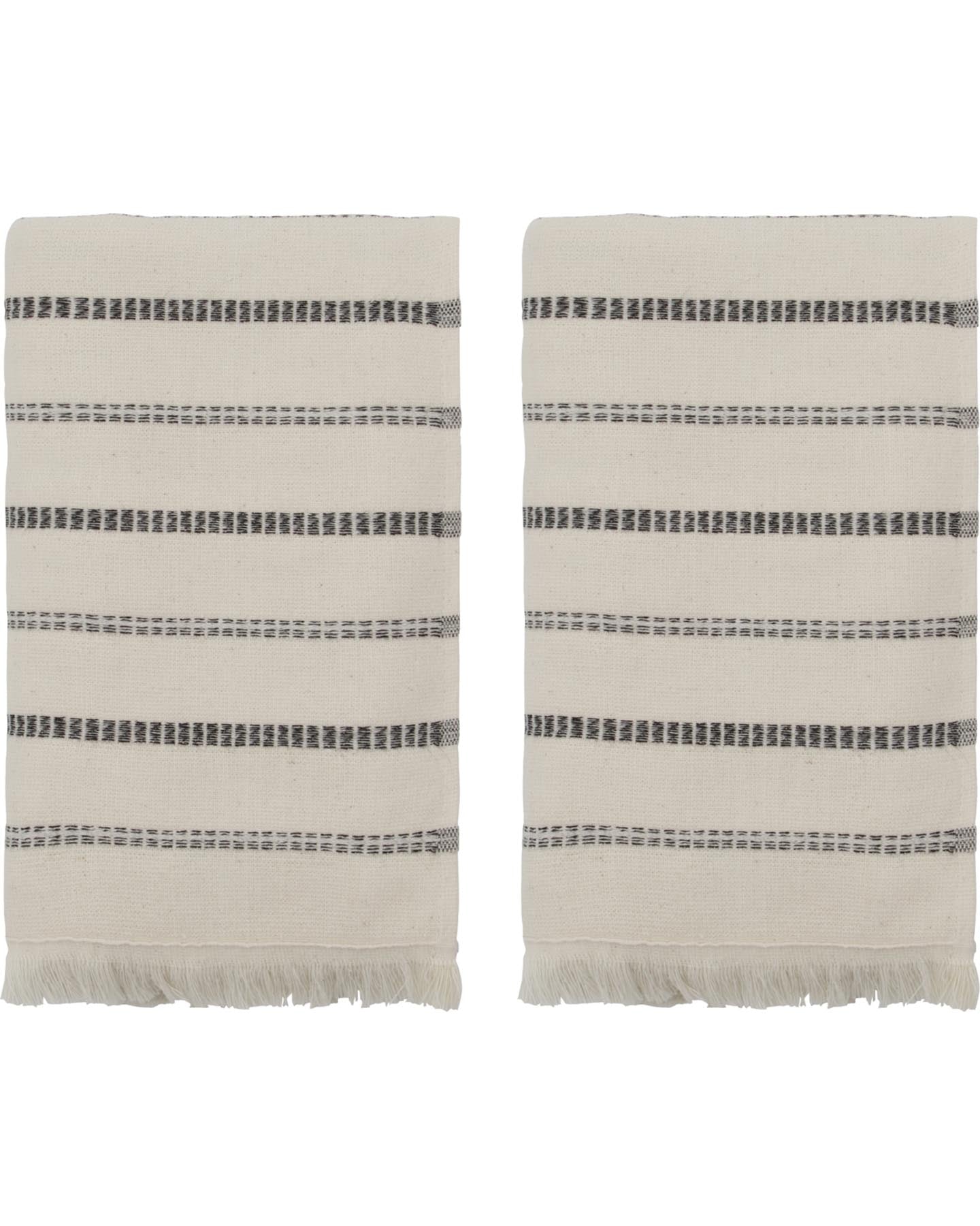 Handtuch, MKTrue, Off-White;Schwarz in Off-White, Schwarz präsentiert im Onlineshop von KAQTU Design AG. Handtuch ist von Meraki