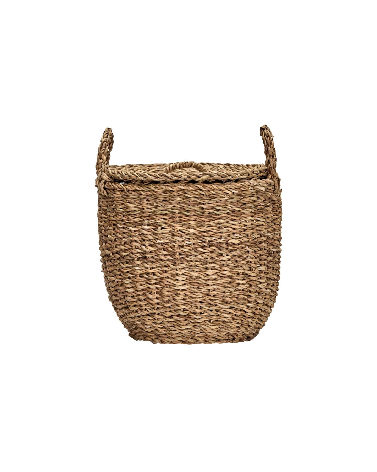 Der MKRound Aufbewahrungskorb von Meraki aus geflochtenem Seegras bietet stilvolle Aufbewahrungslösungen und verleiht jedem Raum eine warme, natürliche Note.