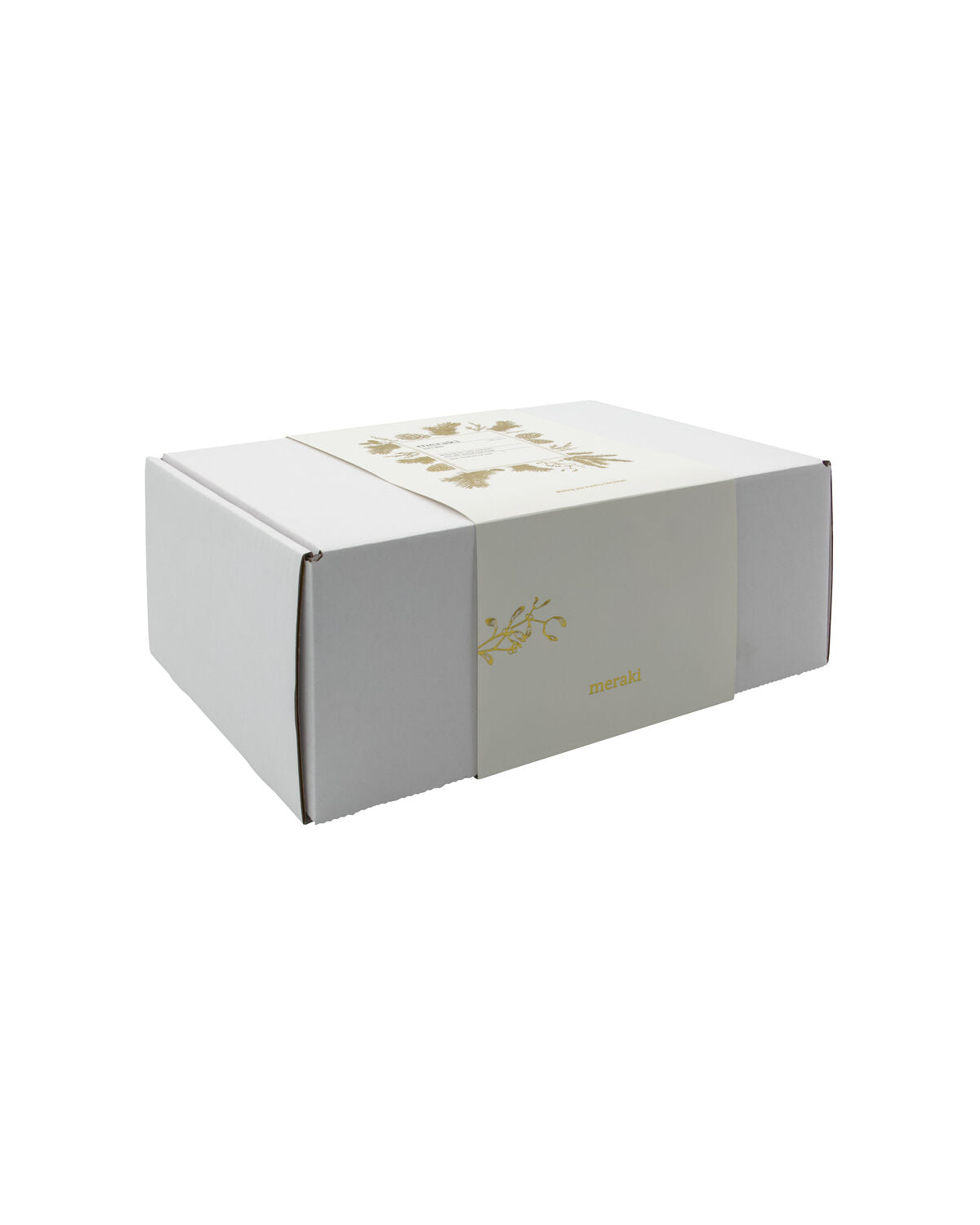 Eleganter Geschenkkorb in Beige, inklusive Geschirrtuch und Schwamm für umfassende Reinigung, 1000 ml, von Meraki.