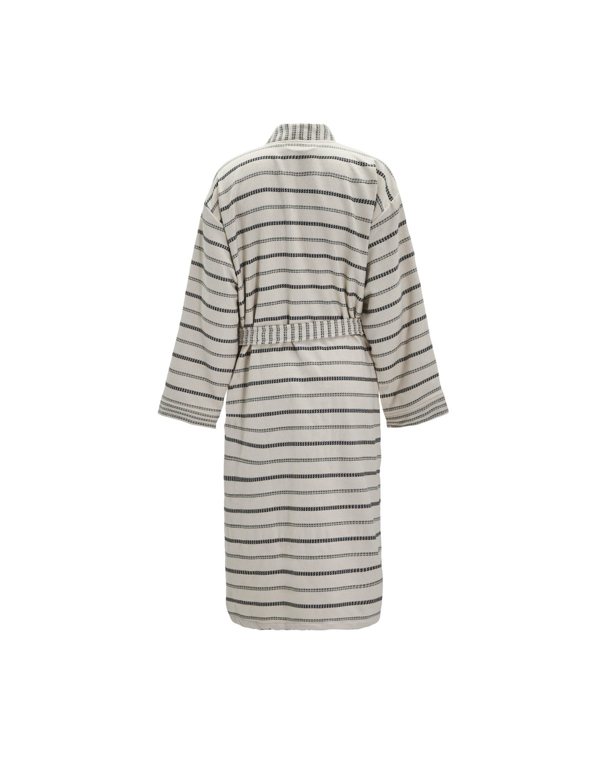 Bademantel, MKTrue L/XL, Off-White, Schwarz in Off-white präsentiert im Onlineshop von KAQTU Design AG. Bademantel ist von Meraki