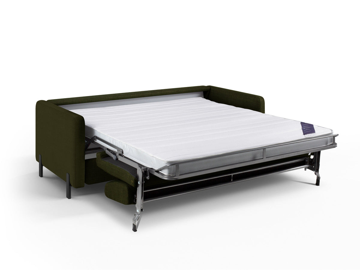 Gloria Sofa mit Schlaffunktion 2 Sitzer in Green-Bjorn präsentiert im Onlineshop von KAQTU Design AG. Bettsofa ist von Micadoni