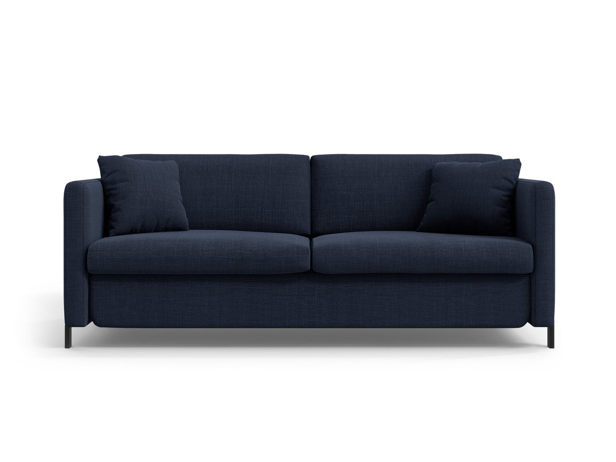 Gloria Sofa mit Schlaffunktion 2 Sitzer in Blue-Bjorn präsentiert im Onlineshop von KAQTU Design AG. Bettsofa ist von Micadoni