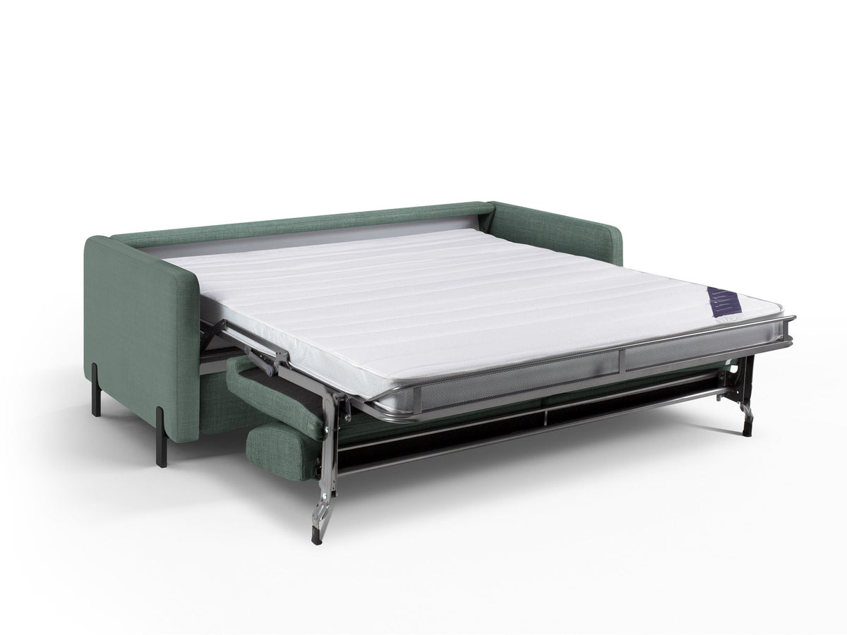 Gloria Sofa mit Schlaffunktion 2 Sitzer in Mint-Bjorn präsentiert im Onlineshop von KAQTU Design AG. Bettsofa ist von Micadoni