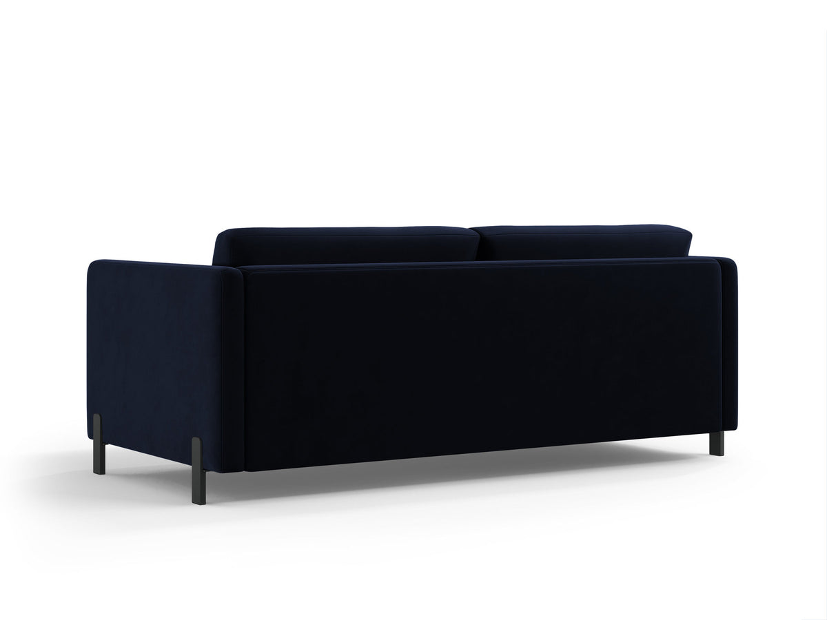 Gloria Velour Sofa mit Schlaffunktion 2 Sitzer in Royal Blue-Salvador präsentiert im Onlineshop von KAQTU Design AG. Bettsofa ist von Micadoni