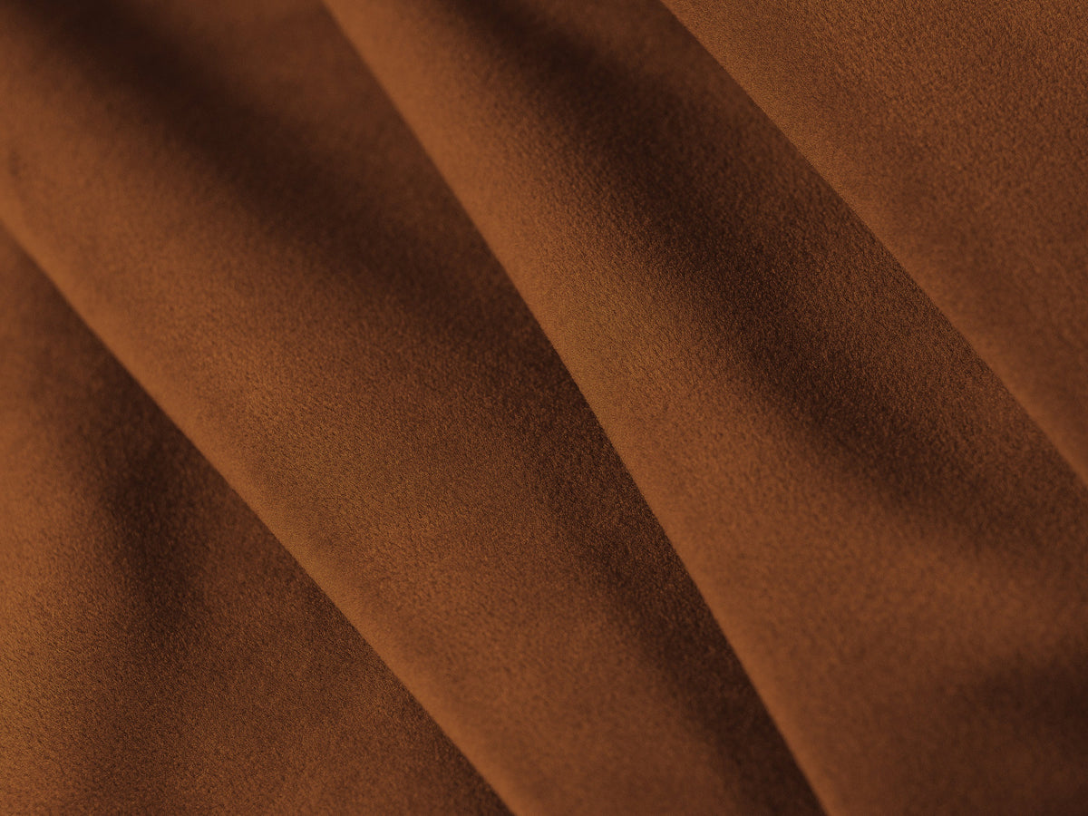 Gloria Velour Sofa mit Schlaffunktion 2 Sitzer in Brown-Salvador präsentiert im Onlineshop von KAQTU Design AG. Bettsofa ist von Micadoni