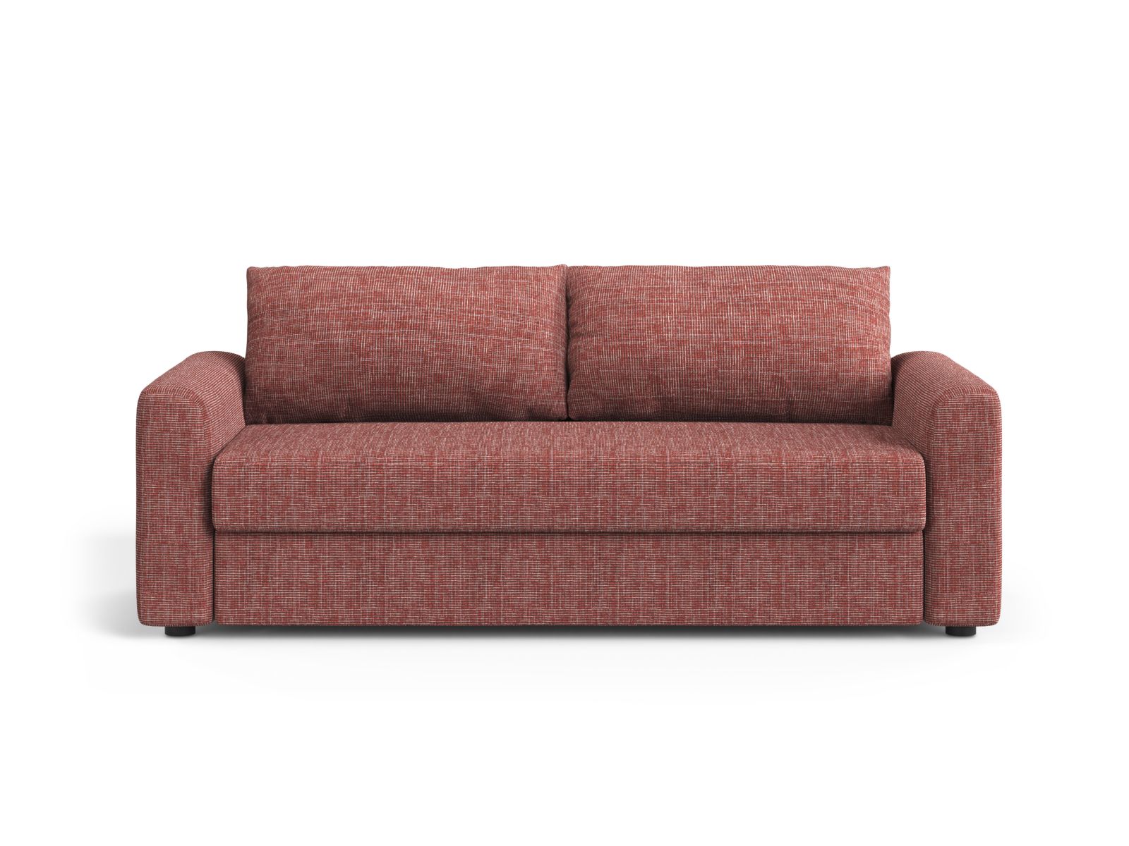 3-Sitzer Sofa mit Schlaffunktion David in Red-Baltimore präsentiert im Onlineshop von KAQTU Design AG. Bettsofa ist von Micadoni
