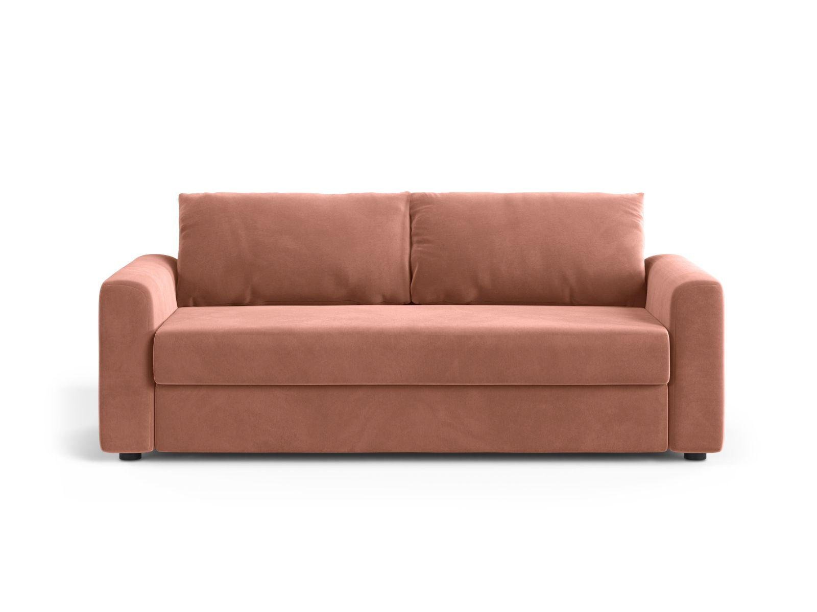 3-Sitzer Sofa mit Schlaffunktion David in Pink-Salvador präsentiert im Onlineshop von KAQTU Design AG. Bettsofa ist von Micadoni