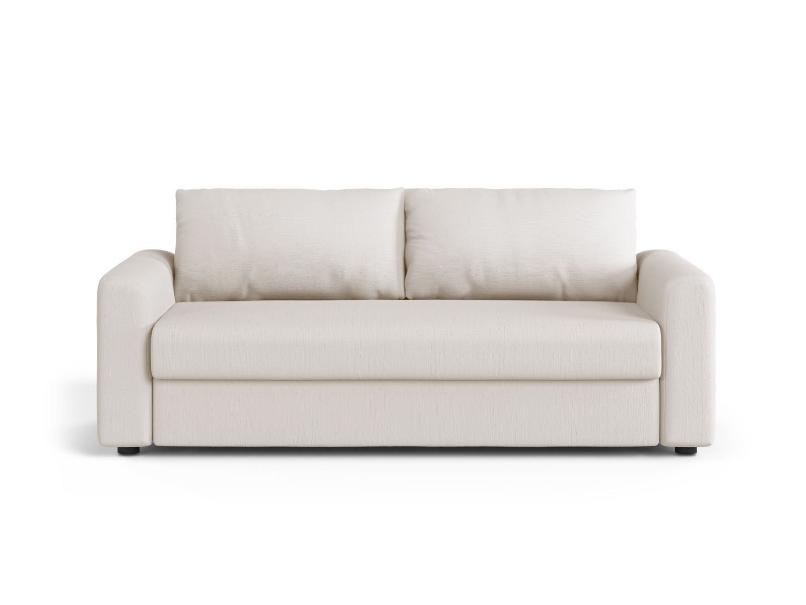 3-Sitzer Sofa mit Schlaffunktion David in White-Babel präsentiert im Onlineshop von KAQTU Design AG. Bettsofa ist von Micadoni