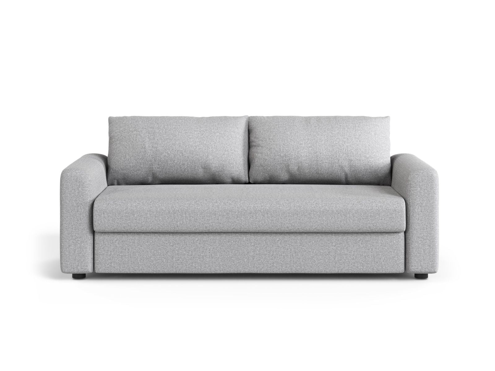 3-Sitzer Sofa mit Schlaffunktion David in Light Grey-Babel präsentiert im Onlineshop von KAQTU Design AG. Bettsofa ist von Micadoni