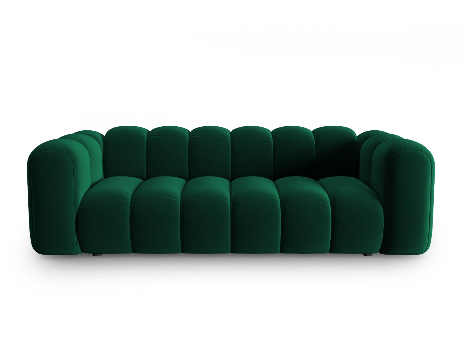 Lupine Velour Sofa 3 Sitzer in Bottle Green-Salvador präsentiert im Onlineshop von KAQTU Design AG. 3er Sofa ist von Micadoni