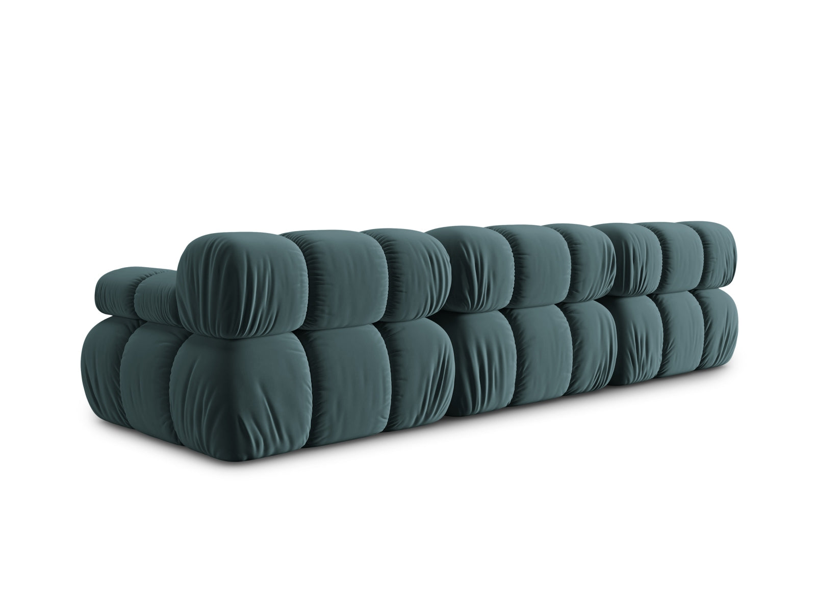 Erleben Sie das Bellis Velour Sofa von Micadoni – ein elegantes 3-Sitzer-Modell, das durch seine Anpassungsfähigkeit und den luxuriösen Komfort überzeugt.