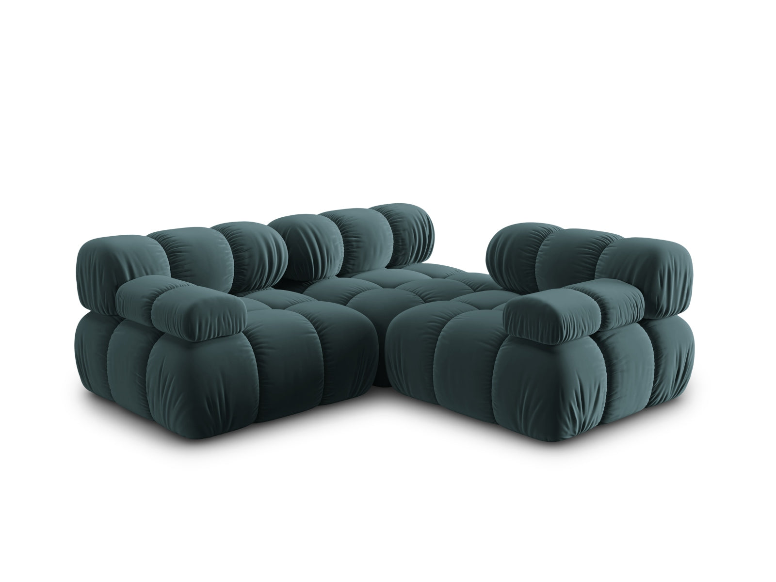 Entdecken Sie das Bellis Velour Sofa von Micadoni – ein stilvolles 3-Sitzer-Modell, das durch seine modulare Flexibilität und luxuriöse Bequemlichkeit überzeugt.