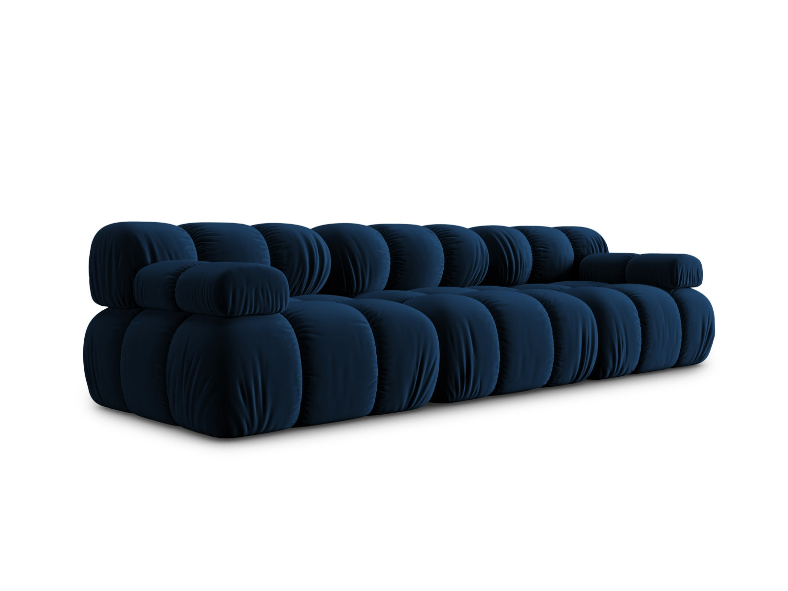 Modulares 3-Sitzer Sofa Bellis in edlem Velours, 94 cm breit, perfekt für gemütliche und moderne Wohnkonzepte.