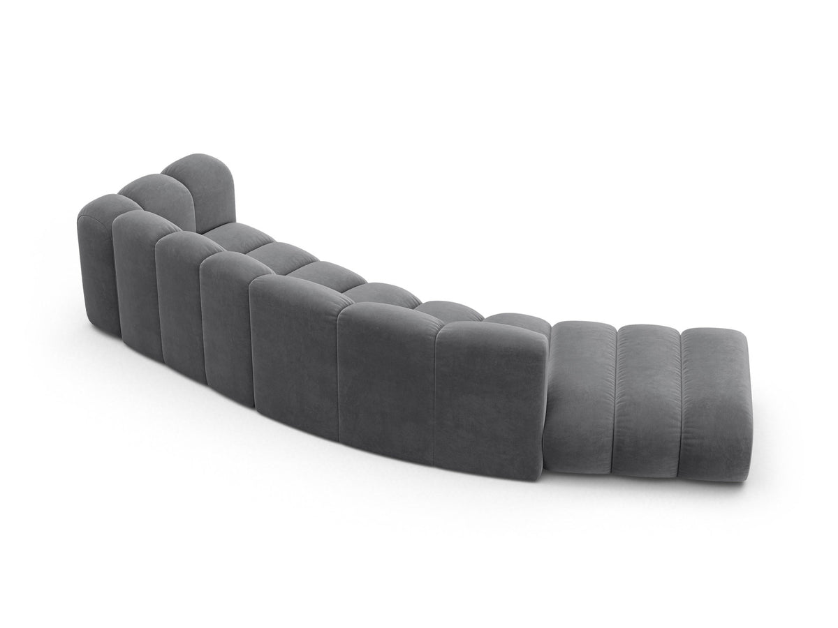 Lupine Offenes rundes Sofa rechts von Micadoni – Ansicht 73