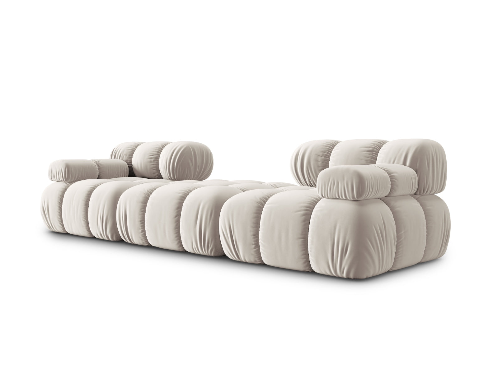 Entdecken Sie das Bellis Velour Sofa 3 Sitzer von Micadoni – stilvoll, komfortabel und modular für Ihre individuelle Wohnraumgestaltung.