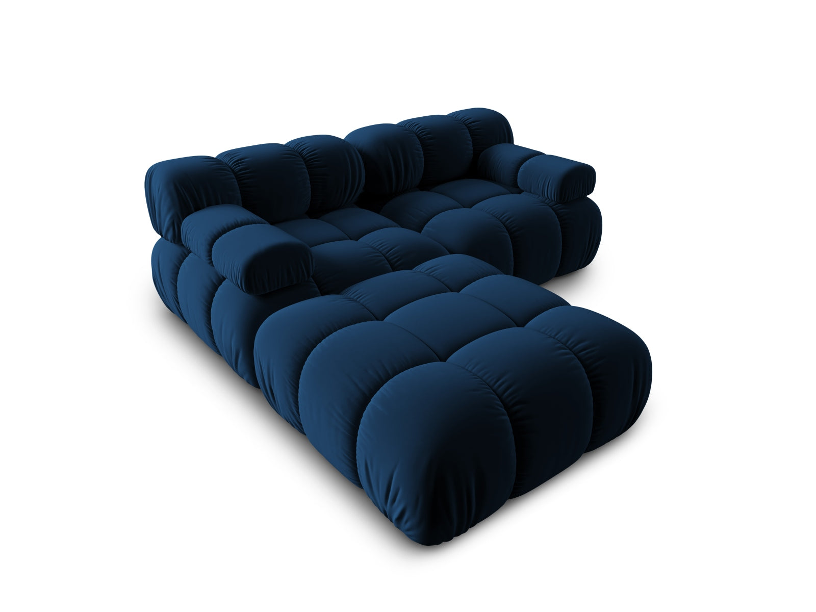 Entdecken Sie das Bellis Velour Sofa 3 Sitzer von Micadoni – ein stilvolles, modulares Sofa, das Komfort und Anpassungsfähigkeit für Ihr Zuhause vereint.