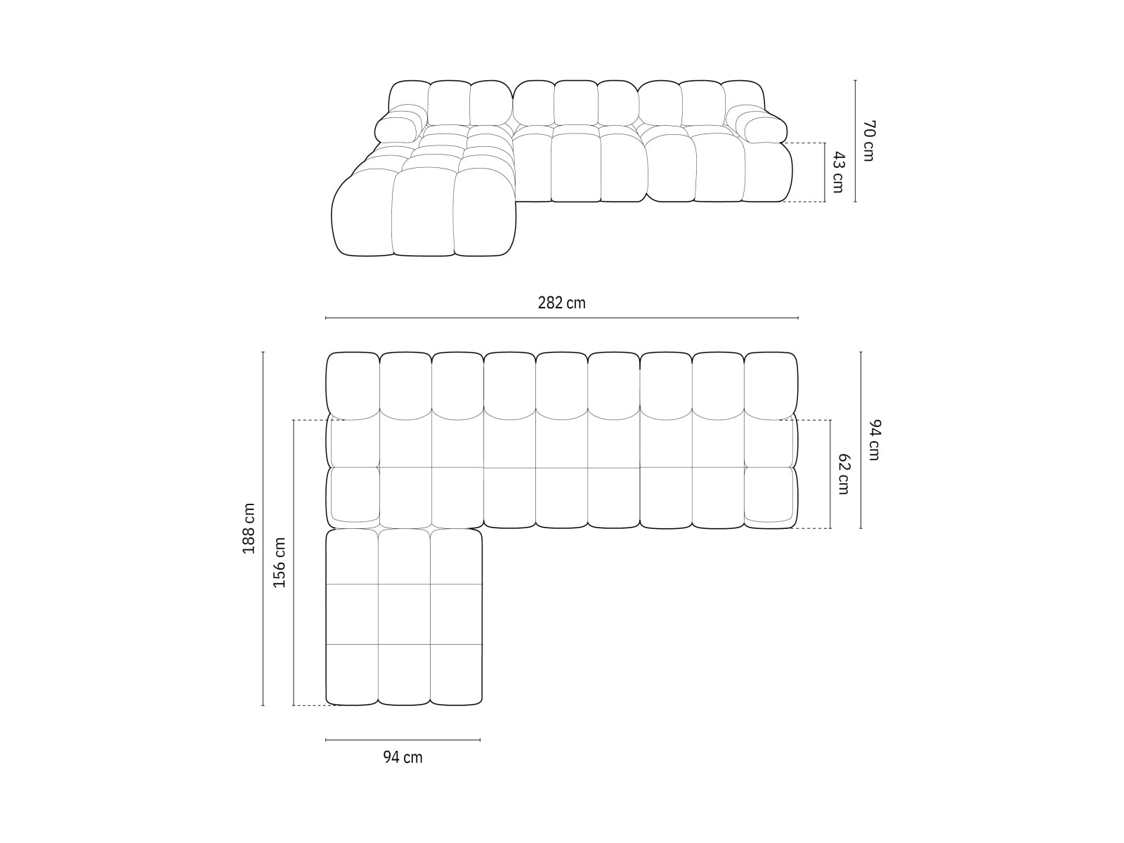 Entdecken Sie das elegante Bellis Velour Sofa von Micadoni – ein 4-Sitzer (188 cm) mit hochwertigem Velour, modulierbarem Design und einfacher Pflege.