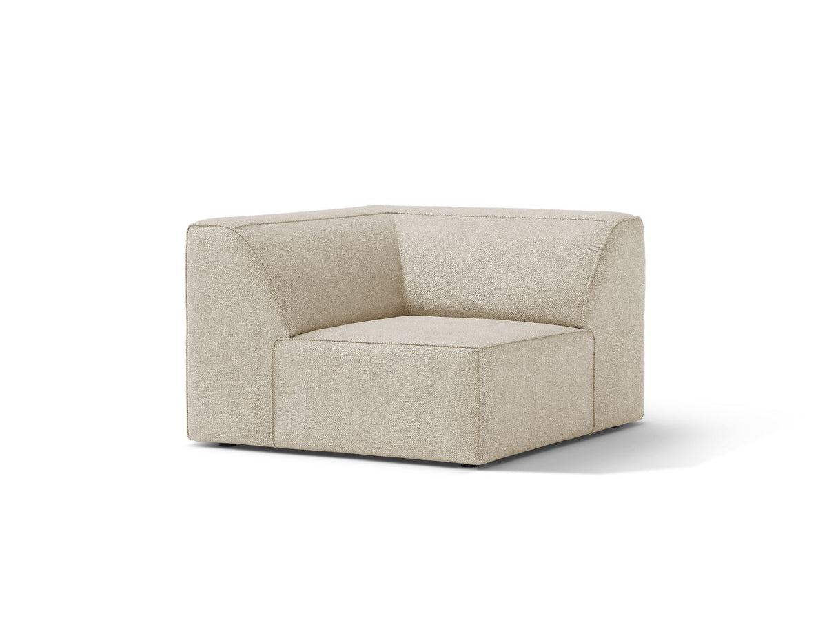 1-Sitzer Eckmodul Jodie in Beige-Baloo präsentiert im Onlineshop von KAQTU Design AG. Modulares Sofa ist von Micadoni