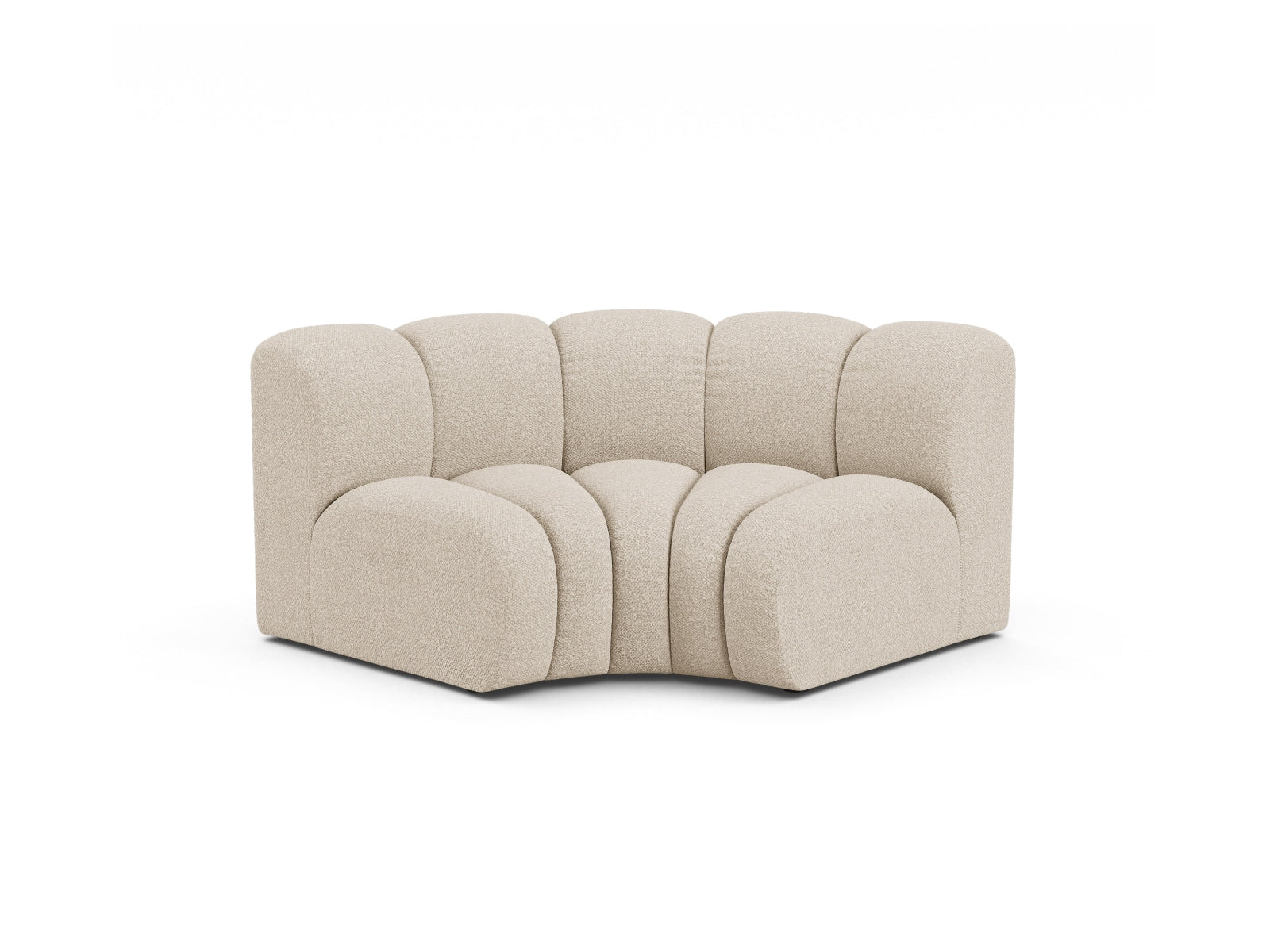 Lupine Modul Corner 1 Sitzer in Beige präsentiert im Onlineshop von KAQTU Design AG. Modulares Sofa ist von Micadoni