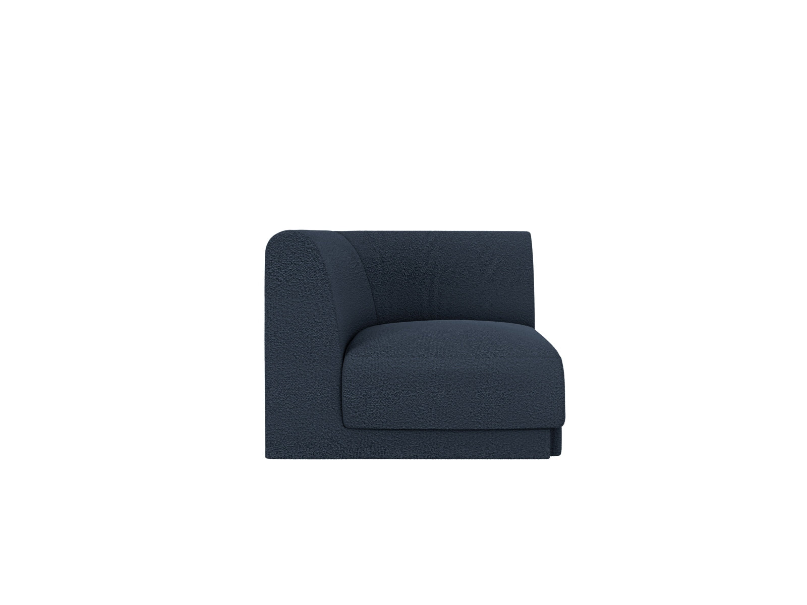 Miley Corner Modul 1 Sitzer in Dark Blue-Baloo präsentiert im Onlineshop von KAQTU Design AG. Modulares Sofa ist von Micadoni