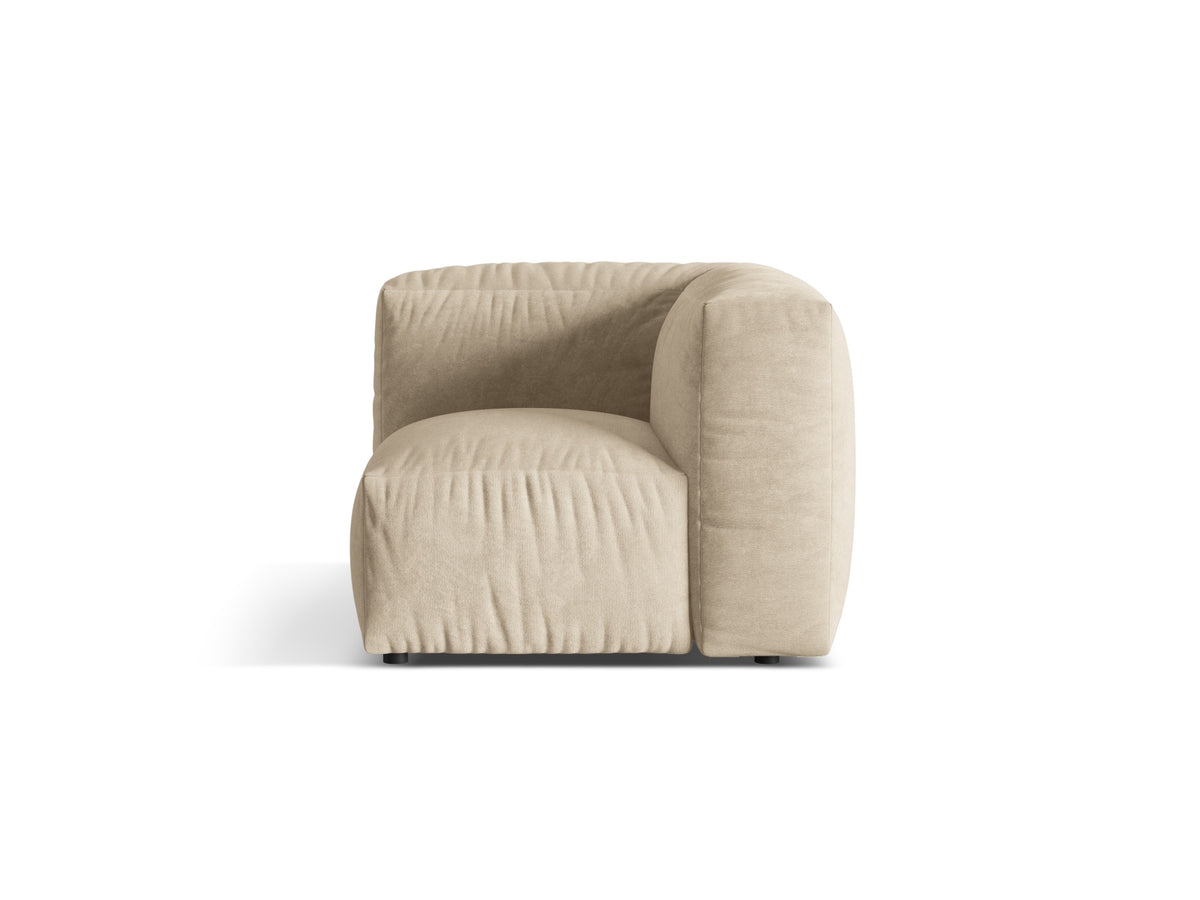 Martina Modul Armless 1 Sitzer in Light Beige-Vogue präsentiert im Onlineshop von KAQTU Design AG. Modulares Sofa ist von Micadoni