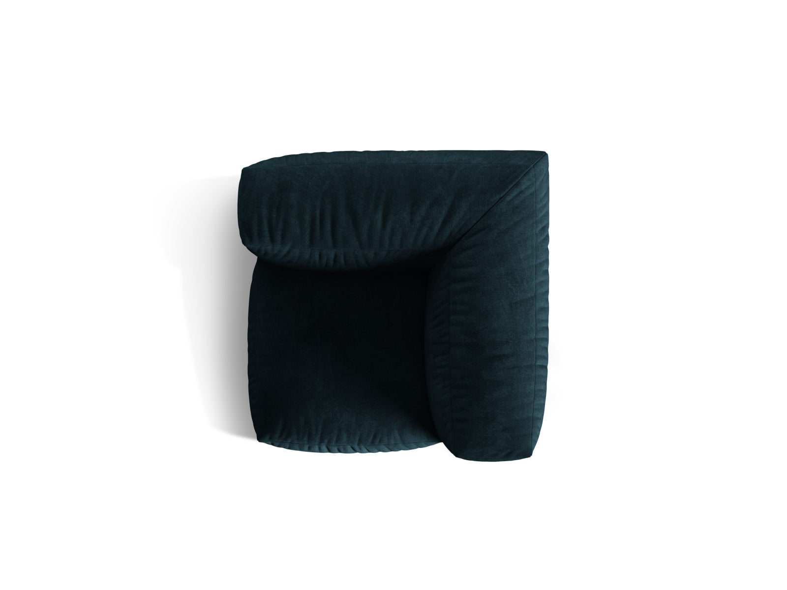 Eleganter Martina Modul Armless 1 Sitzer in stilvollem Petrol, ideal für vielseitige Wohnkonzepte und gemütliche Entspannungsbereiche.