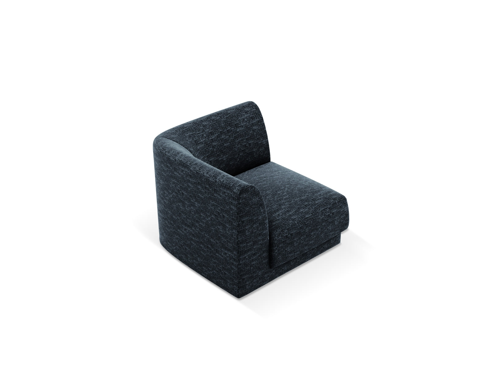 Miley Corner Modul 1 Sitzer in Royal Blue präsentiert im Onlineshop von KAQTU Design AG. Modulares Sofa ist von Micadoni