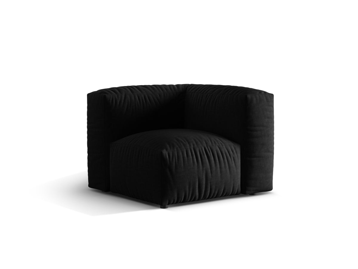 Martina Modul Armless 1 Sitzer in Black-Boston präsentiert im Onlineshop von KAQTU Design AG. Modulares Sofa ist von Micadoni