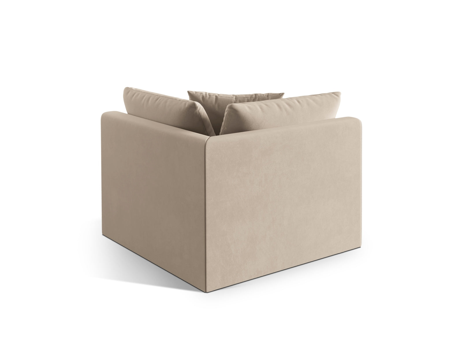 Erleben Sie den Chris Velour Modul Corner 1 Sitzer von Micadoni – stilvolles Design, hervorragender Komfort und flexible Gestaltung für Ihr Wohnambiente!