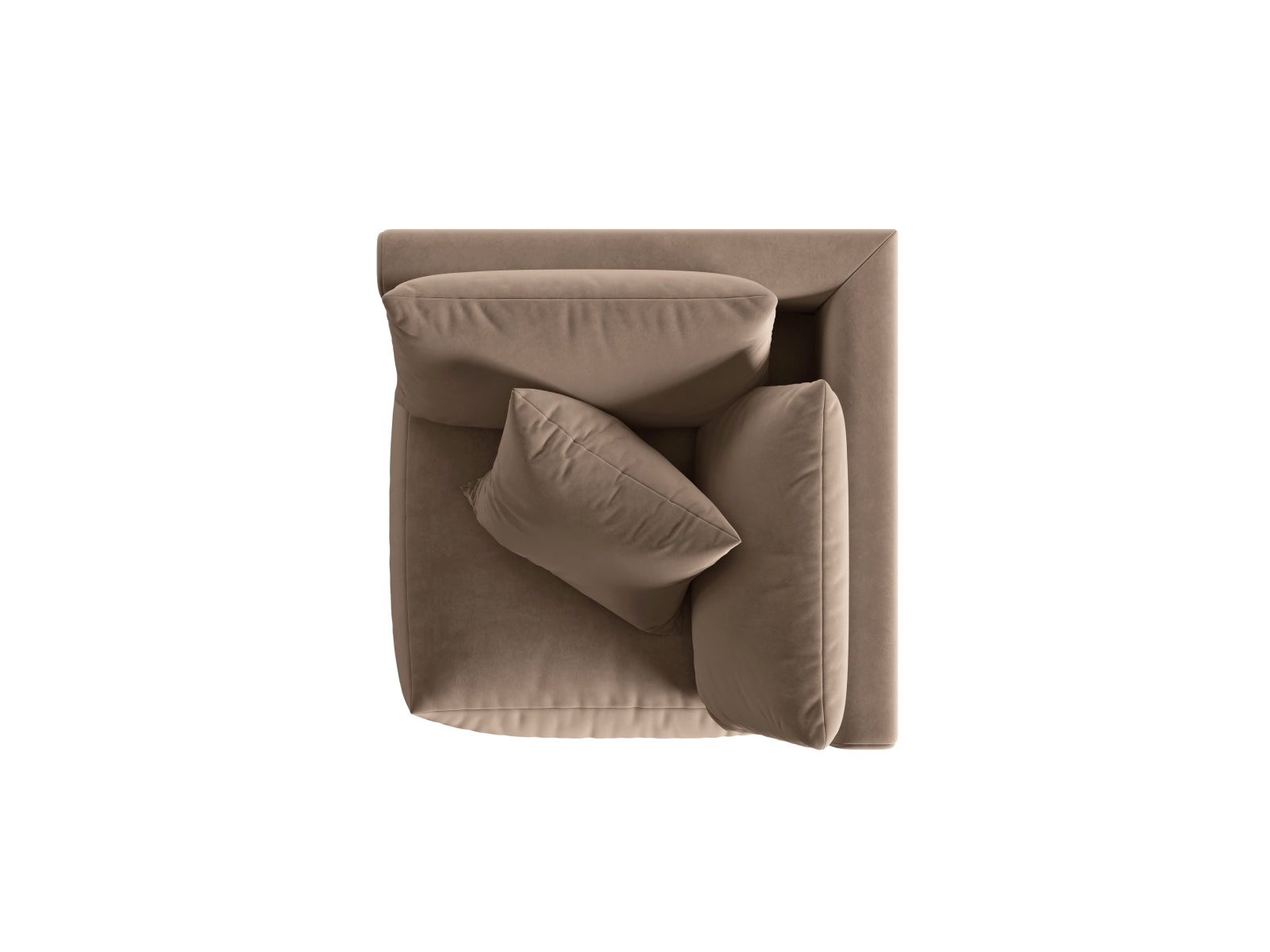 Entdecken Sie den Chris Velour Modul Corner 1 Sitzer von Micadoni – elegantes Design, optimaler Sitzkomfort und vielseitige Anpassungsmöglichkeiten für Ihr Zuhause!