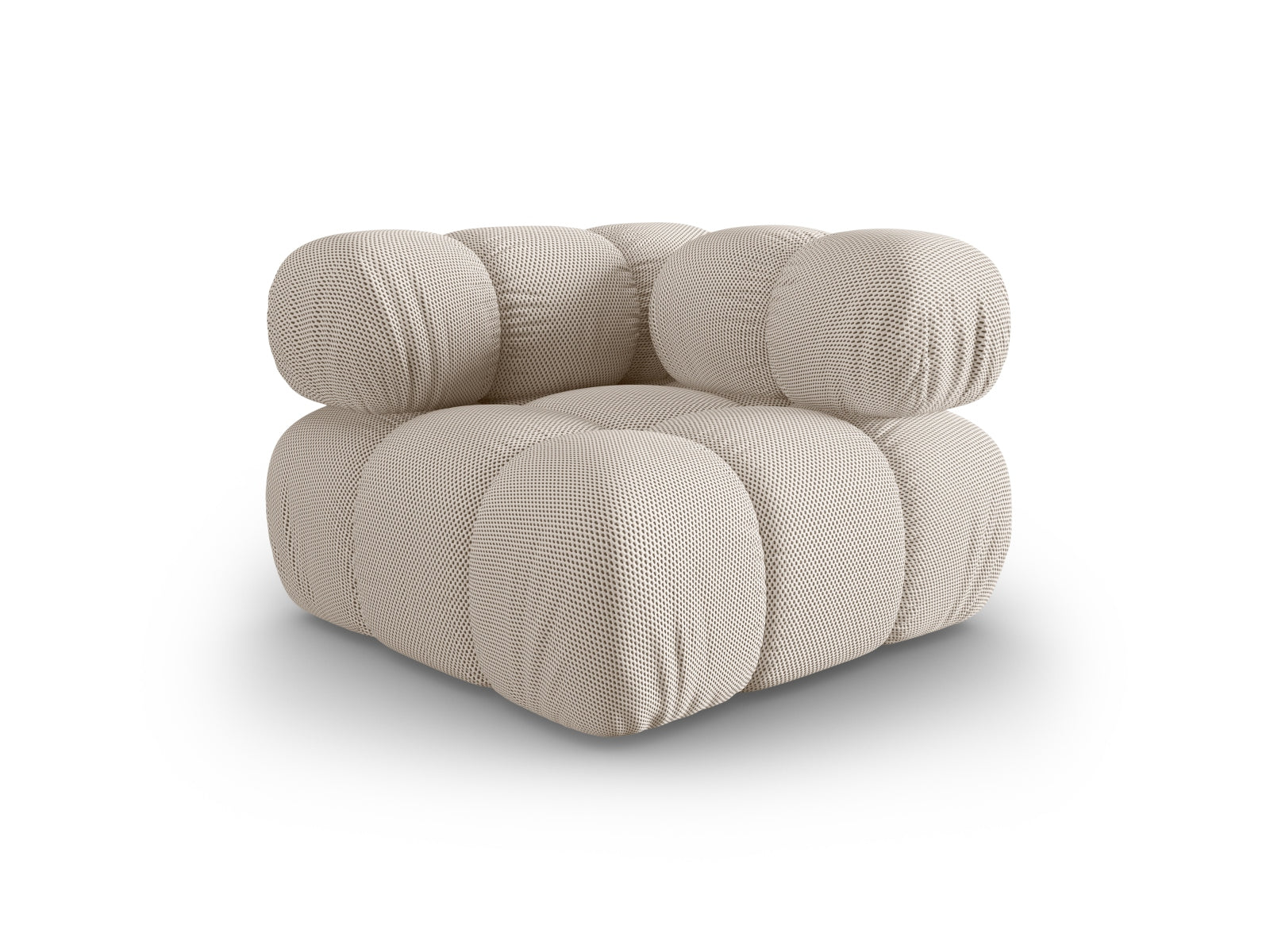 Bellis Corner Modul 1 Sitzer in Light Beige-Sonic präsentiert im Onlineshop von KAQTU Design AG. Modulares Sofa ist von Micadoni
