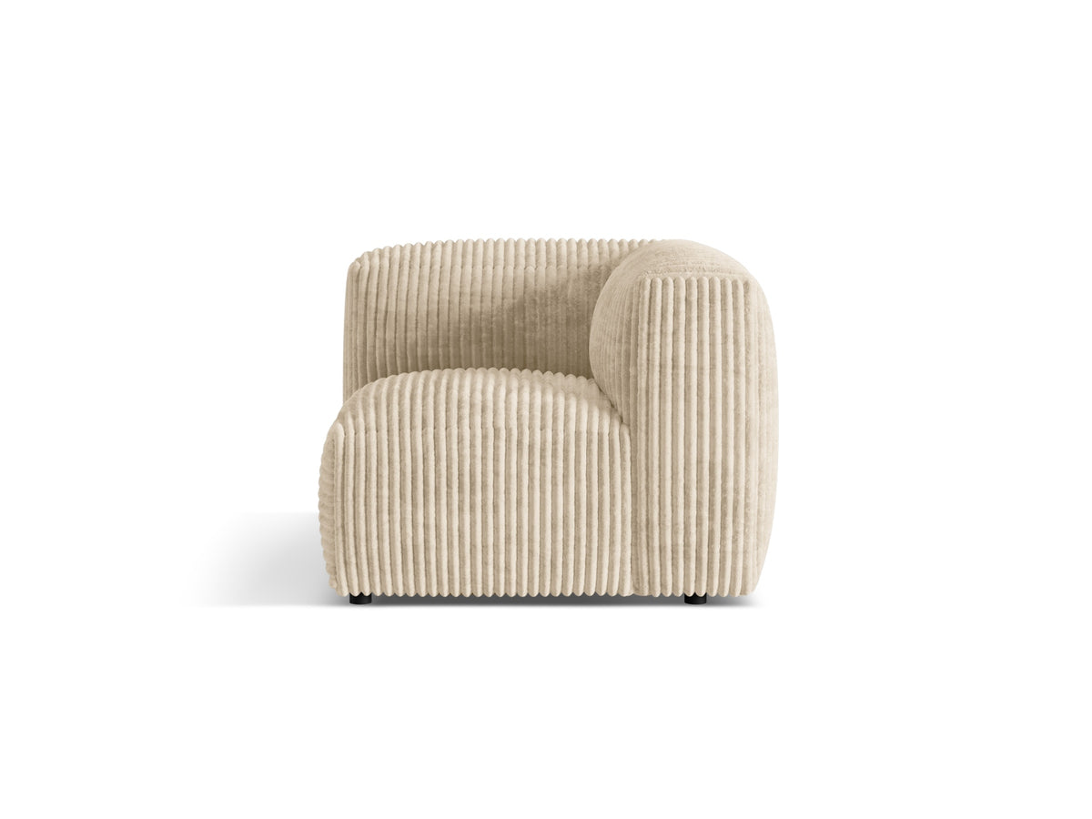 Martina Modul Armless 1 Sitzer in Light Beige-Tilia präsentiert im Onlineshop von KAQTU Design AG. Modulares Sofa ist von Micadoni
