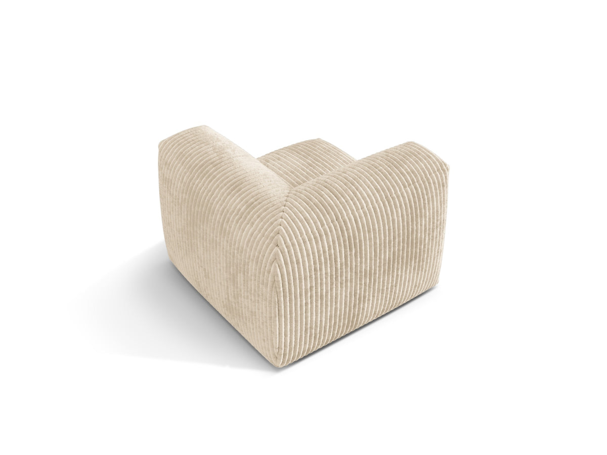Martina Modul Armless 1 Sitzer in Light Beige-Tilia präsentiert im Onlineshop von KAQTU Design AG. Modulares Sofa ist von Micadoni
