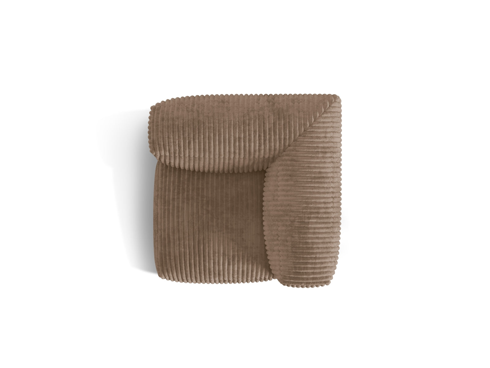Eleganter Martina Modul Armless 1 Sitzer in Acorn-Tilia, ideal für moderne Wohnräume und flexible Gestaltungsmöglichkeiten von Micadoni.