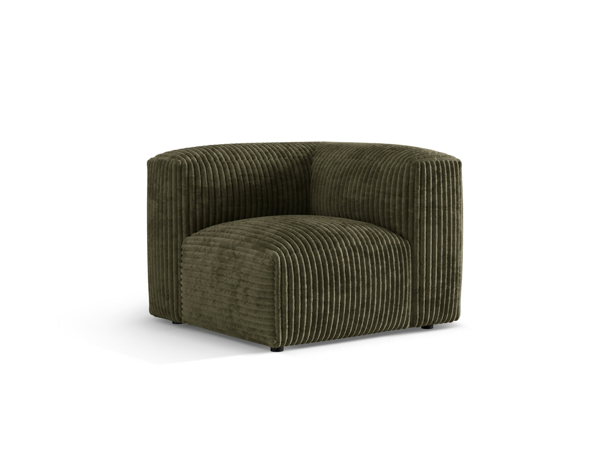 Martina Modul Armless 1 Sitzer in Moss Green-Tilia präsentiert im Onlineshop von KAQTU Design AG. Modulares Sofa ist von Micadoni