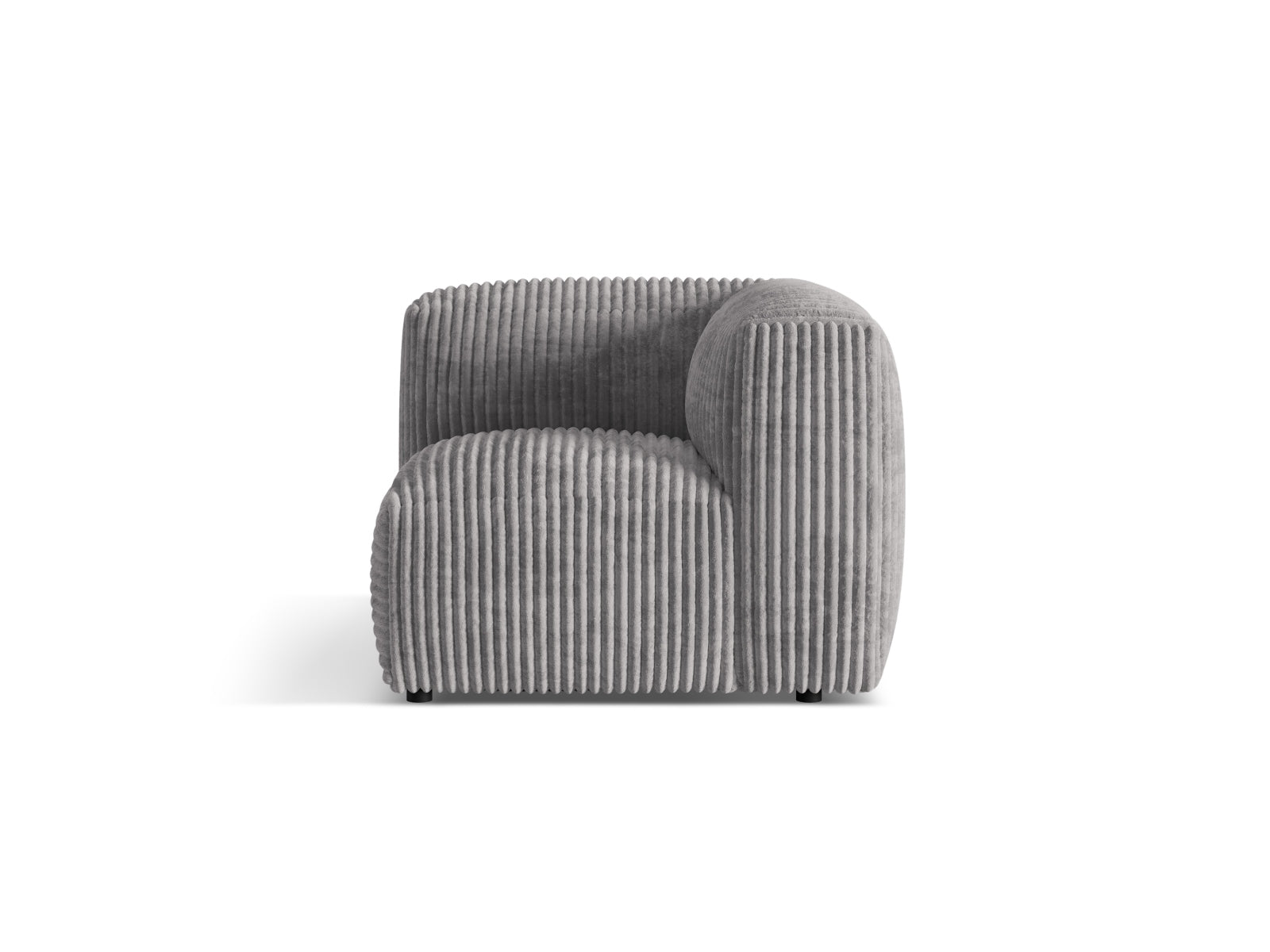 Stylischer Martina Modul Armless 1 Sitzer in zeitlosem Grau, perfekt für kreative Wohnkonzepte und zeitgemäße Einrichtung.