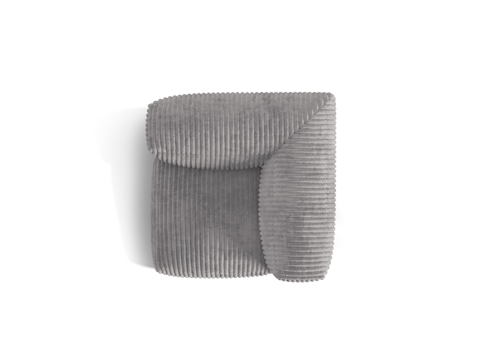 Eleganter Martina Modul Armless 1 Sitzer in neutralem Grau, ideal für moderne Wohnräume und vielseitige Einrichtungsmöglichkeiten.