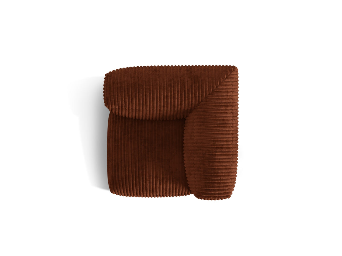 Martina Modul Armless 1 Sitzer in Brick-Tilia präsentiert im Onlineshop von KAQTU Design AG. Modulares Sofa ist von Micadoni