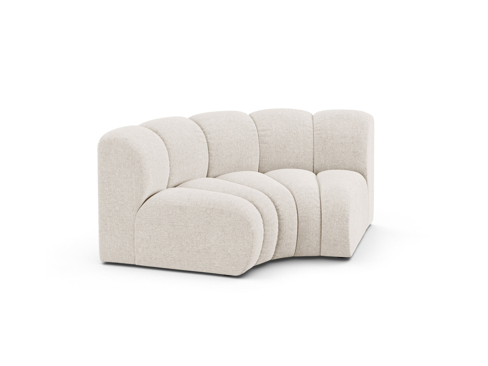 Lupine Modul Corner 1 Sitzer in Light Beige präsentiert im Onlineshop von KAQTU Design AG. Modulares Sofa ist von Micadoni