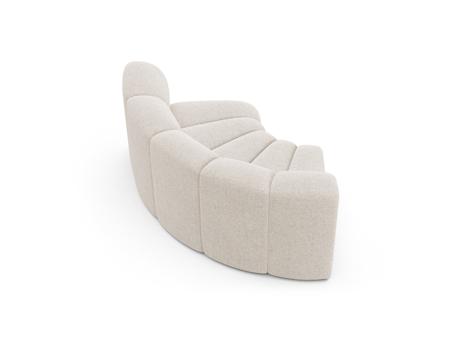 Modulares Sofa Lupine Modul Corner 1 Sitzer in hellem Beige, perfekt für moderne Wohnkonzepte und vielseitige Raumgestaltungen.
