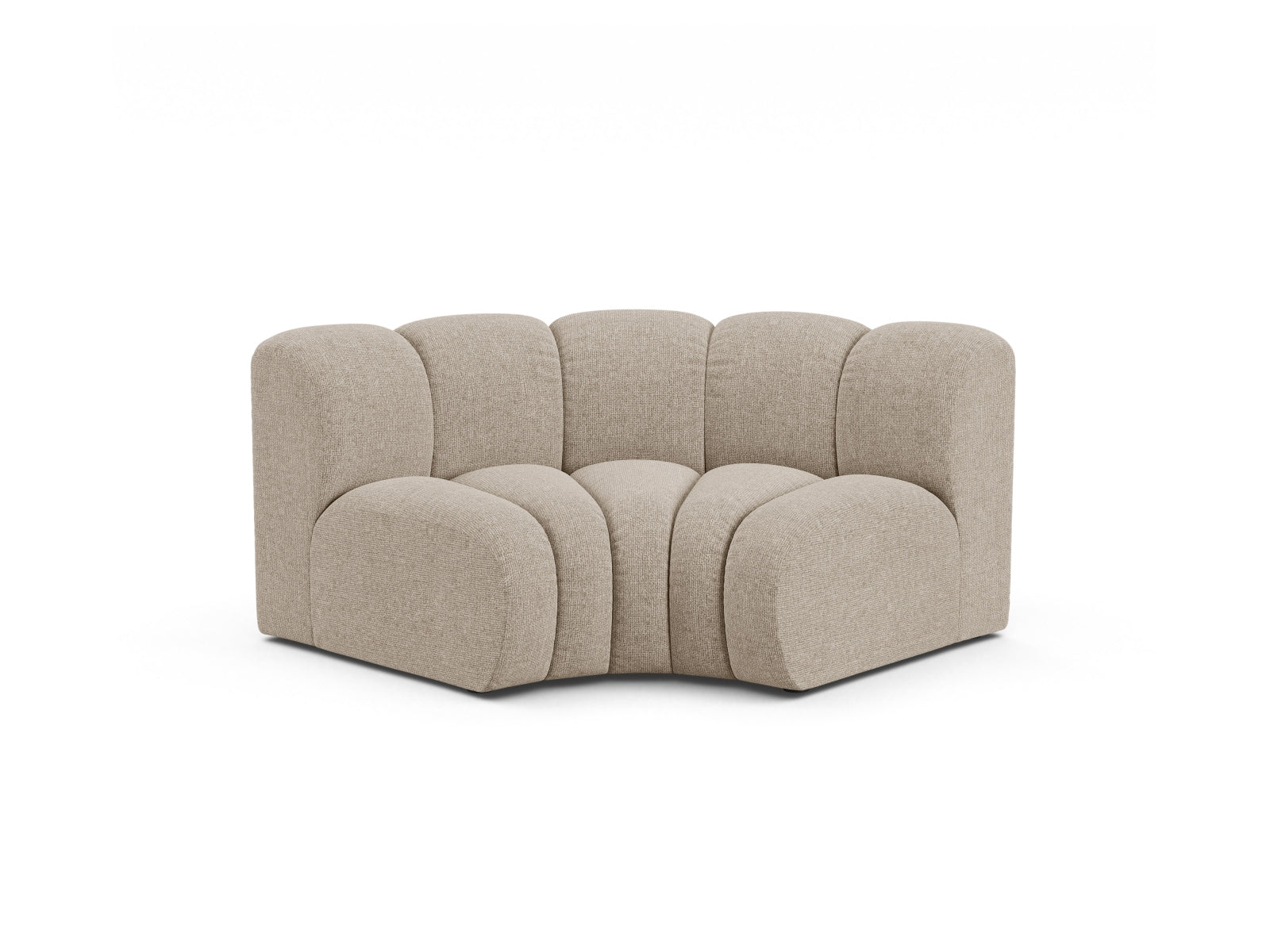 Lupine Modul Corner 1 Sitzer in Dark Beige präsentiert im Onlineshop von KAQTU Design AG. Modulares Sofa ist von Micadoni