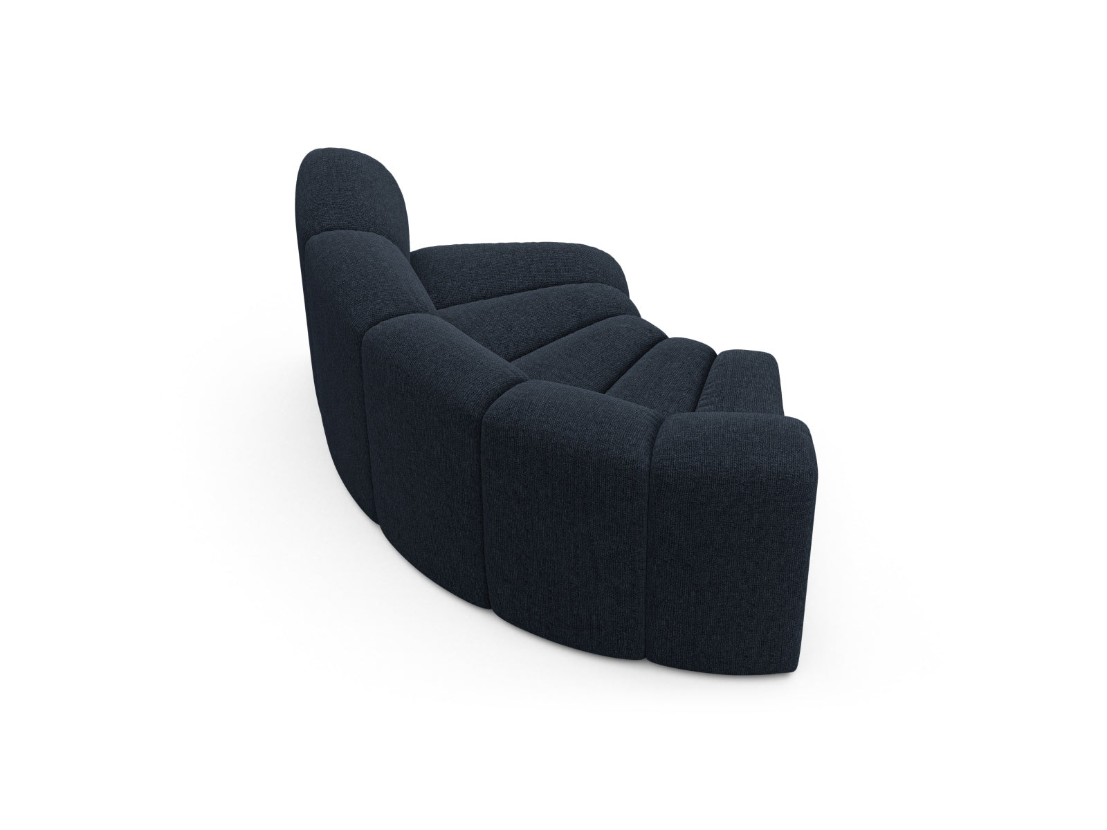 Modularer Lupine Corner 1 Sitzer in Navy Blue-Eden, perfekt für moderne Wohnkonzepte und vielseitige Raumgestaltungen.