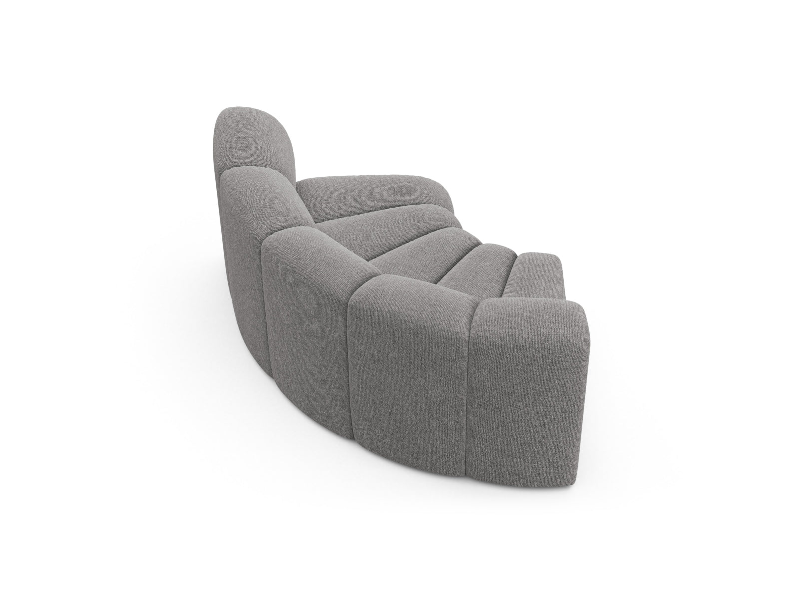 Lupine Modul Corner 1 Sitzer in Light Grey präsentiert im Onlineshop von KAQTU Design AG. Modulares Sofa ist von Micadoni