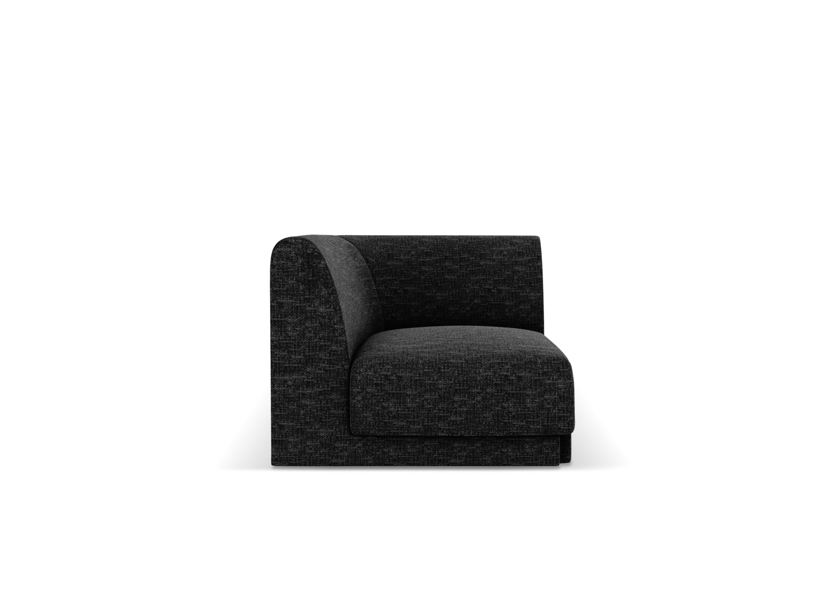 Miley Corner Modul 1 Sitzer in Anthracite-Eden präsentiert im Onlineshop von KAQTU Design AG. Modulares Sofa ist von Micadoni