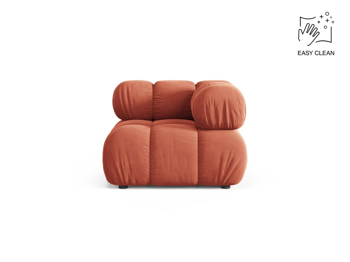 1-Sitzer Eckmodul Bellis in Coral-Venus präsentiert im Onlineshop von KAQTU Design AG. Modulares Sofa ist von Micadoni