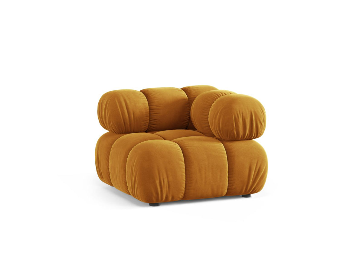 1-Sitzer Eckmodul Bellis in Yellow-Venus präsentiert im Onlineshop von KAQTU Design AG. Modulares Sofa ist von Micadoni