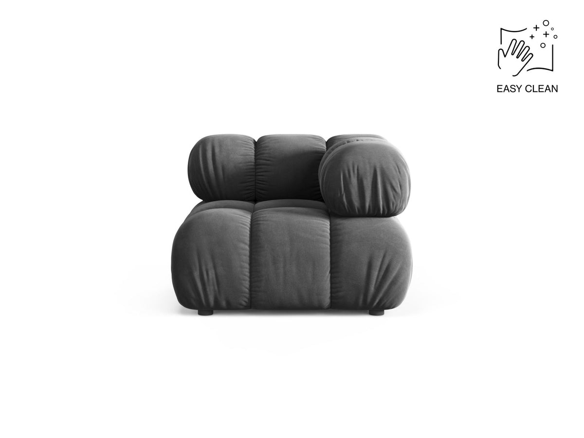 1-Sitzer Eckmodul Bellis in Grey-Venus präsentiert im Onlineshop von KAQTU Design AG. Modulares Sofa ist von Micadoni