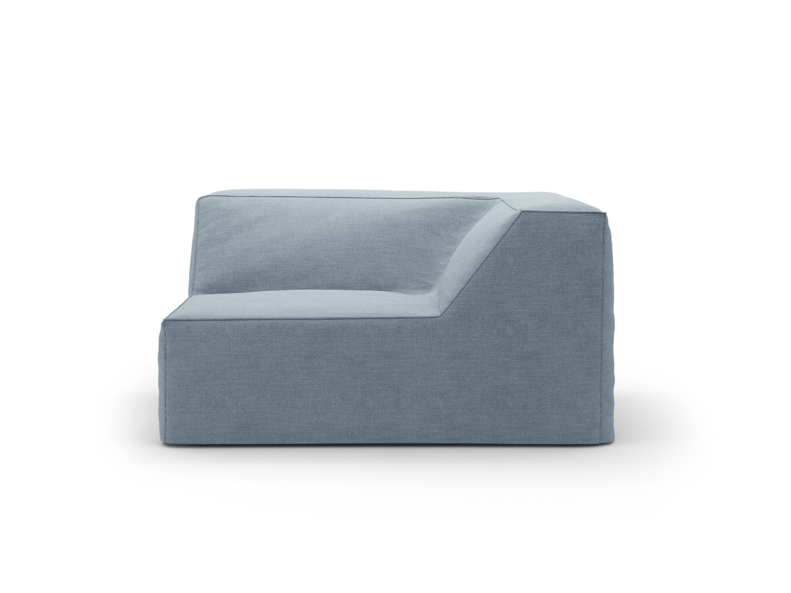 Jodie Corner Modul 1 Sitzer in Muted Blue präsentiert im Onlineshop von KAQTU Design AG. Modulares Sofa ist von Micadoni