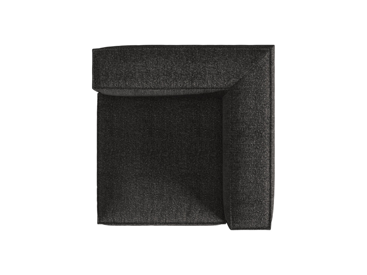 Nuria Corner Modul 1 Sitzer in Anthracite-Monet präsentiert im Onlineshop von KAQTU Design AG. Modulares Sofa ist von Micadoni