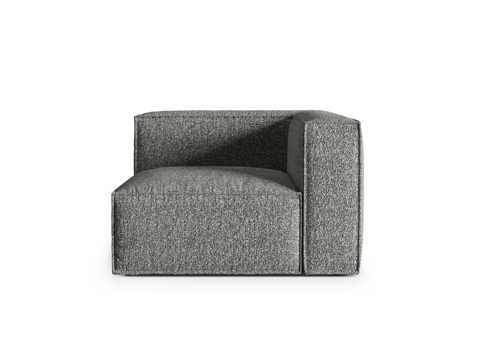 Nuria Corner Modul 1 Sitzer in Graphite-Monet präsentiert im Onlineshop von KAQTU Design AG. Modulares Sofa ist von Micadoni